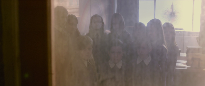 Nothing creepy at all about a bunch of school girls... why is this always a thing?